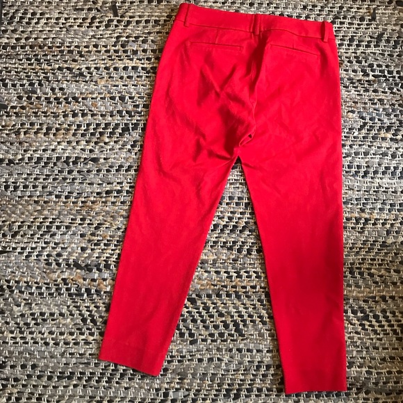 Anthro Cynthia Rowley Red Trouser Pants - Picture 5 of 5
